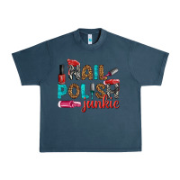 Midnight Navy nail polish junkie bbs Urban Heavy Tee - BundleAndBundleShop