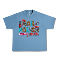 Pebble Blue nail polish junkie bbs Urban Heavy Tee - BundleAndBundleShop