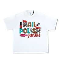 White nail polish junkie bbs Urban Heavy Tee - BundleAndBundleShop
