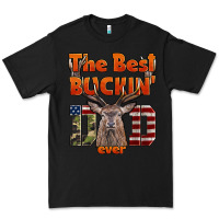 Black The Best Bucking Dad Ever Premium Tee - LillyAllenDesigns
