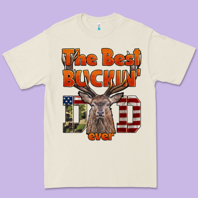 The Best Bucking Dad Ever Premium Tee Designed By Lillyallendesigns