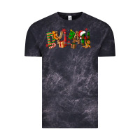 Cloud Black Personalized Christmas Themed Vintage Tee - NancyCooperArtShop
