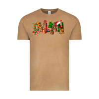 Vintage Camel Personalized Christmas Themed Vintage Tee - NancyCooperArtShop