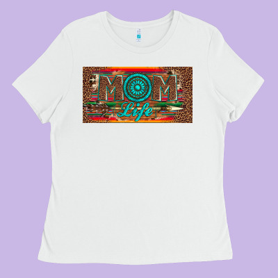 Mom Life License Plate Ladies Tee Designed By Artiststas