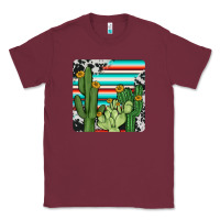Burgundy cactus cowhide coaster Classic Tee - JahusDesignShop