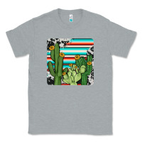 Heather Grey cactus cowhide coaster Classic Tee - JahusDesignShop
