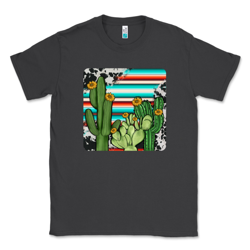 Cactus Cowhide Coaster Classic Tee by JahusDesignShop | Teevron