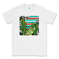 White cactus cowhide coaster Classic Tee - JahusDesignShop