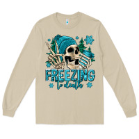 Mushroom freezing to death winter skull Long Sleeve Tee - Jasminsmagicworld