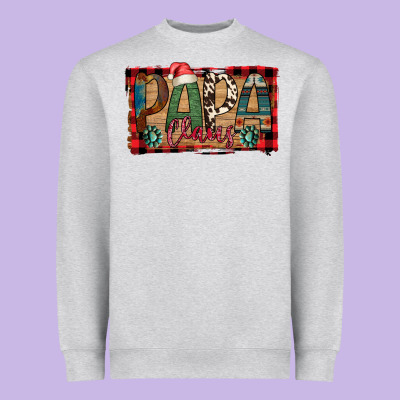 Papa Claus Beard Papa Claus Christmas Heavyweight Sweatshirt Designed By Bettercallsaul