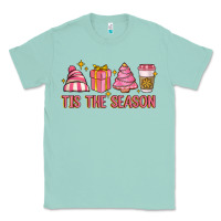 Seafoam tis the season Classic Tee - MaliasSmallBusiness