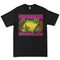 Black mardi gras  leopard pink glitter Premium Tee - BarkalooDesign