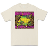 Bone mardi gras  leopard pink glitter Premium Tee - BarkalooDesign