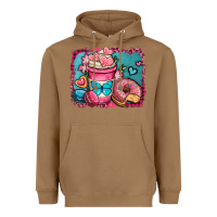 Toasted Coconut valentines day coffee cup and sweets Heavyweight Hoodie - OliviaCreatesArt