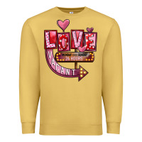 Antique Gold Valentine's Day love vacant Premium Sweatshirt - FaDigitalArtStudio