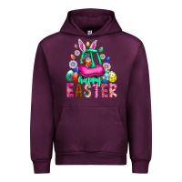 Mauve Wine Easter Urban Hoodie - CowhideDigitalArt