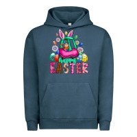 Pigment Midnight Navy Easter Urban Hoodie - CowhideDigitalArt