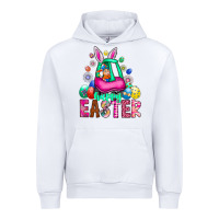 White Easter Urban Hoodie - CowhideDigitalArt