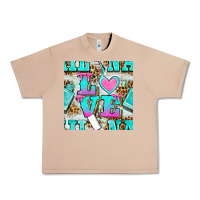 Burro love nail and polish with leopard seamless pattern bbs Urban Heavy Tee - BundleAndBundleShop