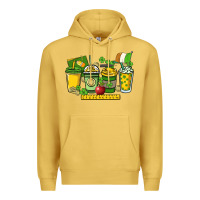 Antique Gold St. Patrick's Day Teacher coffee cups Premium Hoodie - HowdyJamesFarm