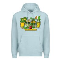 Blue Mist St. Patrick's Day Teacher coffee cups Premium Hoodie - HowdyJamesFarm
