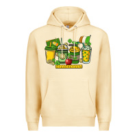 Pina Colada St. Patrick's Day Teacher coffee cups Premium Hoodie - HowdyJamesFarm