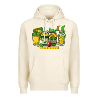 Tofu St. Patrick's Day Teacher coffee cups Premium Hoodie - HowdyJamesFarm