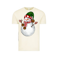 Vintage Arctic Snowman Vintage Tee - NancyCooperArtShop