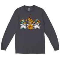 Smoke western sunflowers gnomes Long Sleeve Tee - Jasminsmagicworld