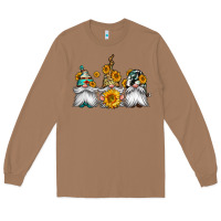 Toasted Coconut western sunflowers gnomes Long Sleeve Tee - Jasminsmagicworld