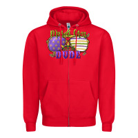Red mardi gras dude Zipper Hoodie - CowGirlArtShop