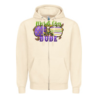 Sandshell mardi gras dude Zipper Hoodie - CowGirlArtShop