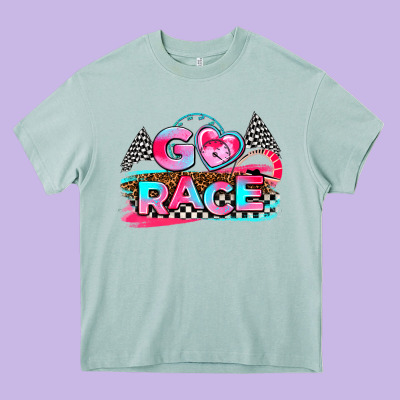 Go Race Heavy Core Tee Designed By Adodesignshop