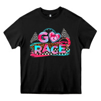 Black go race Heavy Core Tee - AdoDesignShop