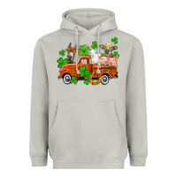 Moon Dust St. Patrick's farm animals and truck Heavyweight Hoodie - OliviaCreatesArt