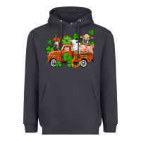Smoke St. Patrick's farm animals and truck Heavyweight Hoodie - OliviaCreatesArt