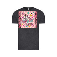 Vintage Black on my husbunds last nerve pink Vintage Tee - MaliasSmallBusiness