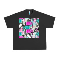 Pigment Black nail polish with cowhide and plaid seamless pattern bbs Urban Heavy Tee - BundleAndBundleShop