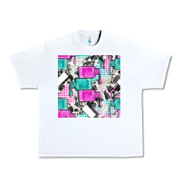 White nail polish with cowhide and plaid seamless pattern bbs Urban Heavy Tee - BundleAndBundleShop