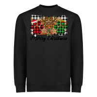 Black merry christmas paws Heavyweight Sweatshirt - Bettercallsaul