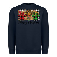 Navy merry christmas paws Heavyweight Sweatshirt - Bettercallsaul