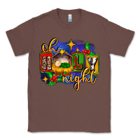 Chestnut oh holy night with baby jesus for christmas Classic Tee - MaliasSmallBusiness