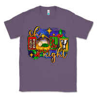 Lavender oh holy night with baby jesus for christmas Classic Tee - MaliasSmallBusiness