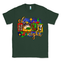 Sports Green oh holy night with baby jesus for christmas Classic Tee - MaliasSmallBusiness