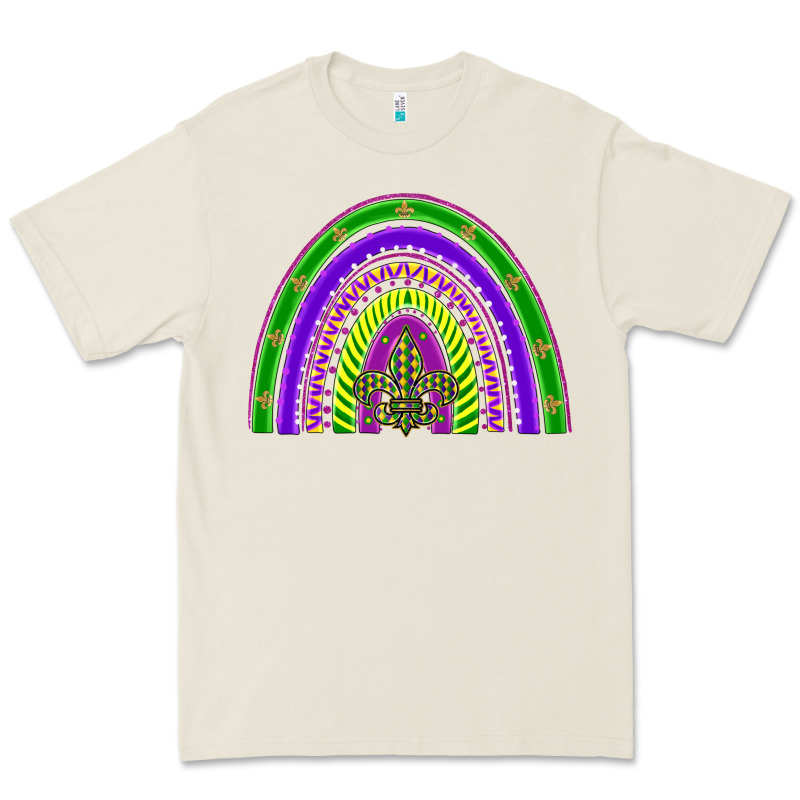 Mardi Gras Rainbow Premium Tee by BarkalooDesign | Teevron