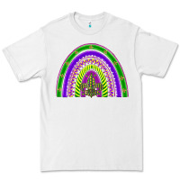 White mardi gras rainbow Premium Tee - BarkalooDesign