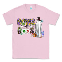 Bubblegum Pink Bows and Boos Y'all Classic Tee - CowhideDigitalArt