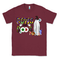 Burgundy Bows and Boos Y'all Classic Tee - CowhideDigitalArt