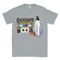 Heather Grey Bows and Boos Y'all Classic Tee - CowhideDigitalArt