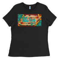 Black just a small town girl wlth gemstone arrow and sunflowers licanse plat Ladies Tee - Artiststas